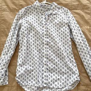 Garnet Hill patterned button down